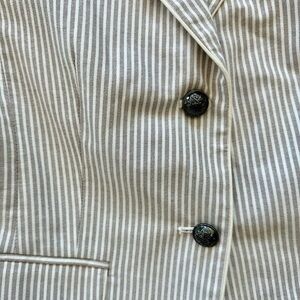 GAP Women’s Vertical Strip Blazer Size 6